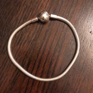 Silver PANDORA charm bracelet